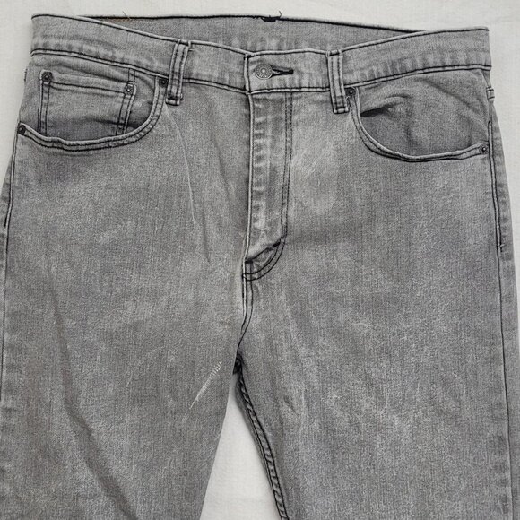 Levi’s 512 Gray Denim Jeans W36 L32 – Tapered Fit, Vintage Vibe - Picture 2 of 8